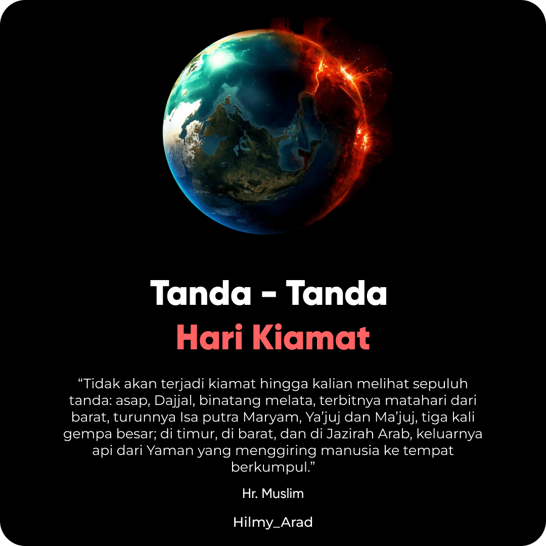 tanda HARI KIAMAT
